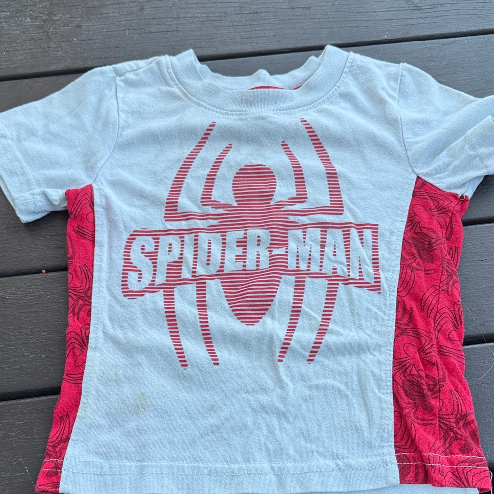 Spider-Man Kids T-Shirt - Red and White